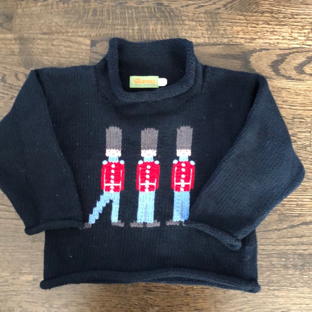 Adorable rollneck soldier sweater